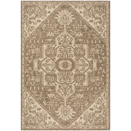 Safavieh 4 x 6 ft. Linden 100 Global Small Rectangular Area Rug, Cream and Beige LND138A-4